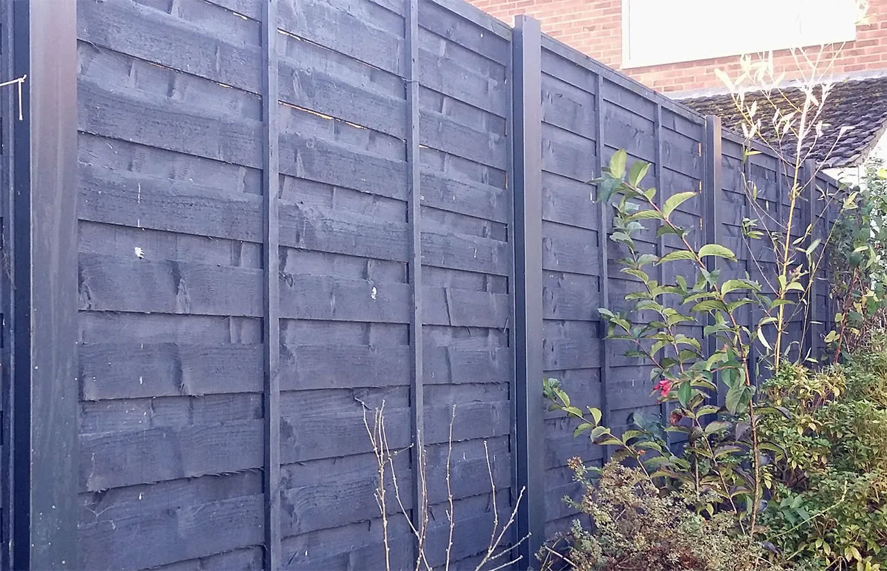 Fabricated garden items fence posts