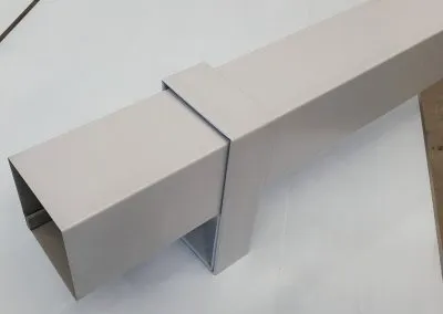 SQ RWP and two piece bracket
